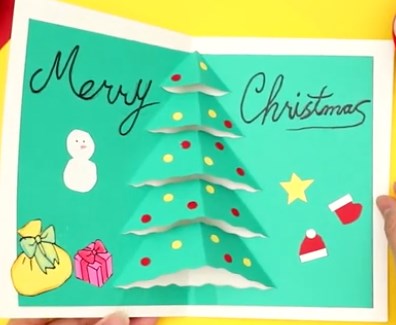 クリスマスカードを手作り 高齢者にも簡単に作れるオシャレで可愛いカードの作り方 Everyday Life